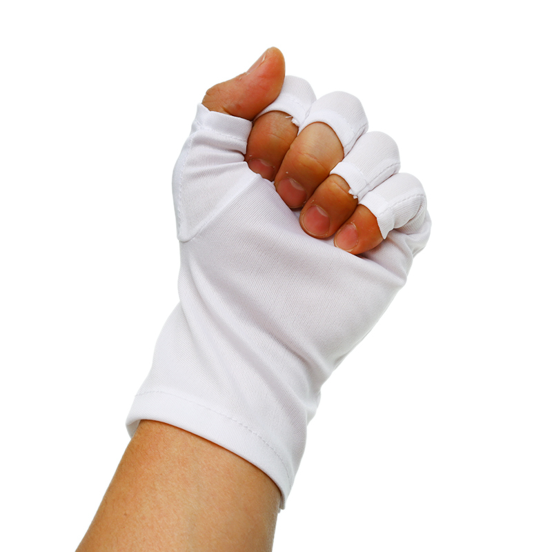 2Colors Anti UV Radiation Protection Gloves LED Lamp Nail UV Protection Glove Nail Art Gel Nail view 3