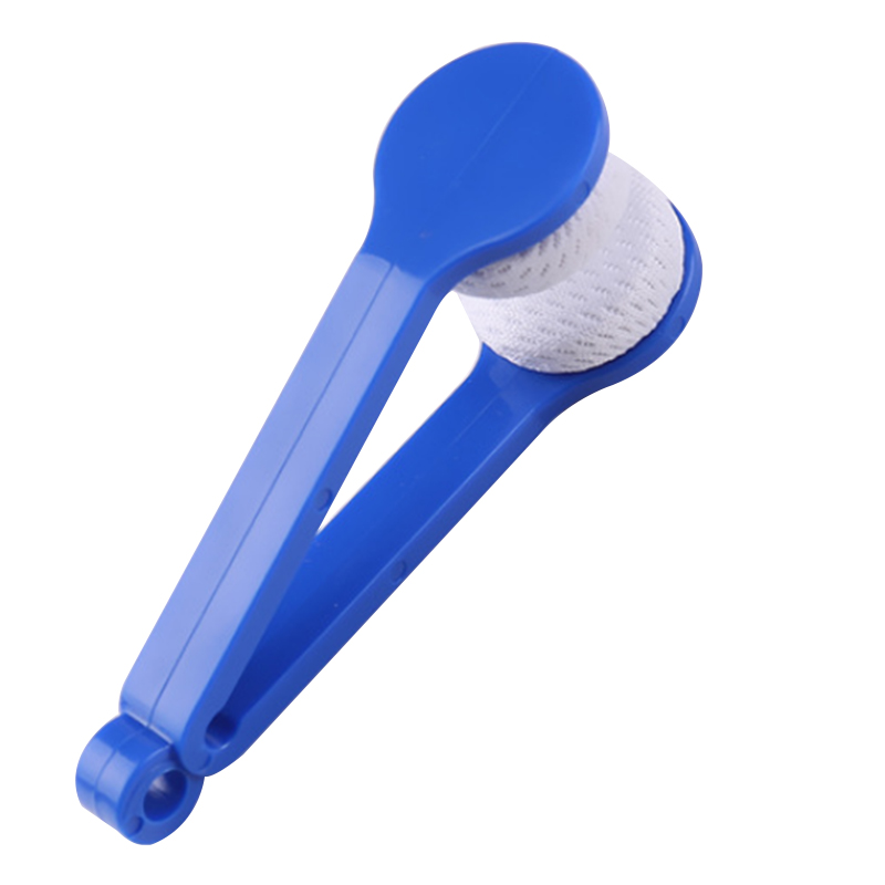 1PC Mini Two-side Glasses Brush Microfiber Spectacles Cleaner Glasses Cleaning Rub Cleaner