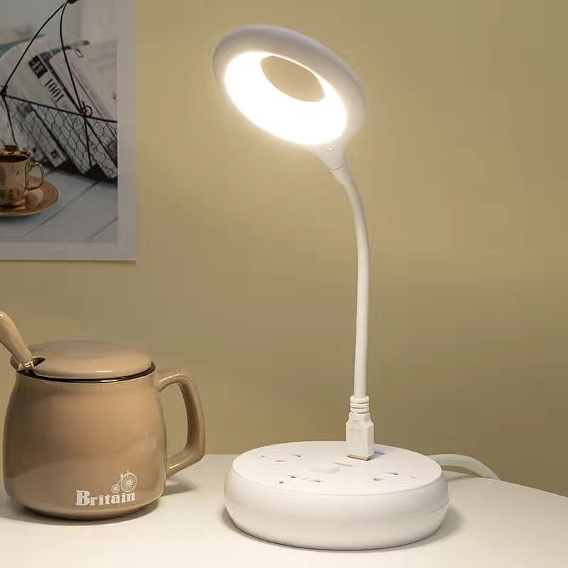 Power bank USB eye protection lamp LED small desk lamp study student desk bedroom girl heart