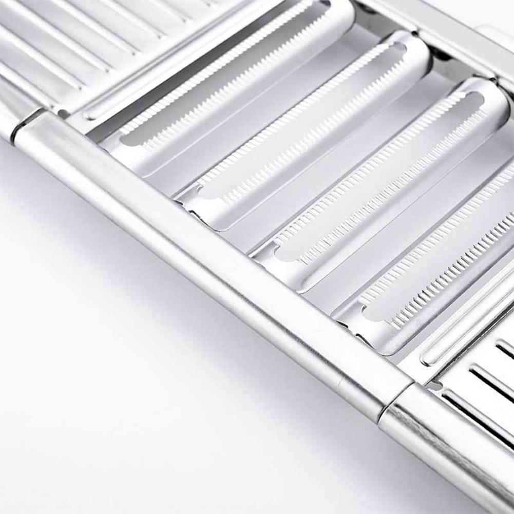 Stainless Steel Kitchen Mandoline Slicer Multi Blade Adjutsable Peeler For Fruits Vegetables Kitchen