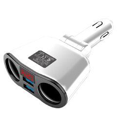 Car Cigarette Lighter Socket Splitter Adapter 3.1A USB Charger For 12-24V Car SUV Off-Road Vehicle