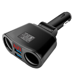 Car Cigarette Lighter Socket Splitter Adapter 3.1A USB Charger For 12-24V Car SUV Off-Road Vehicle