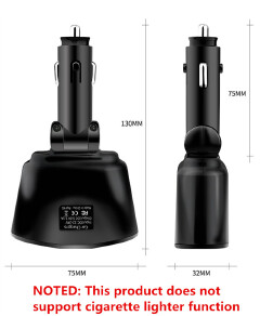 Car Cigarette Lighter Socket Splitter Adapter 3.1A USB Charger For 12-24V Car SUV Off-Road Vehicle