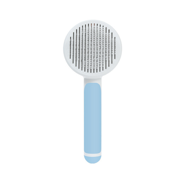 Self Cleaning Slicker Brush for Dog and Cat Removes Undercoat Tangled Hair Massages Particle Pet