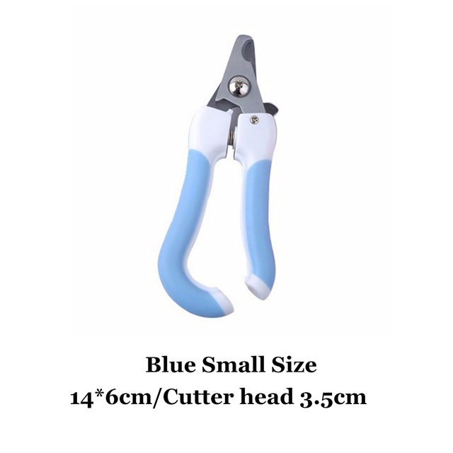 Professional Pet Nail Clippers Dog Cat Stainless Steel Two-color Labor-Saving Nail Clippers