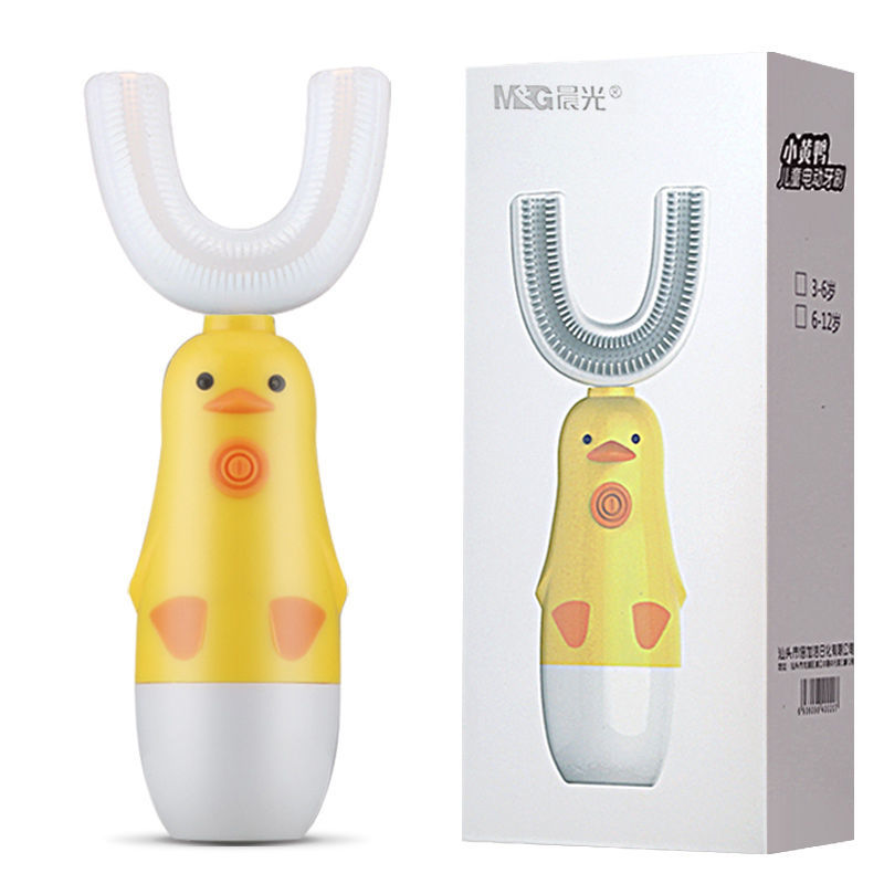 Battery type Children's Electric Toothbrush Cute Cartoon Teeth Whitening Toothbrush Soft Bristle Kids