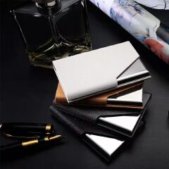 Aluminum Holder Metal Box Cover Credit Business Card Wallet