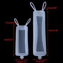Rabbit Shaped Fluorescent TV Remote Control Silicone Protective Case Cover Anti-dust Storage Bag 1PC