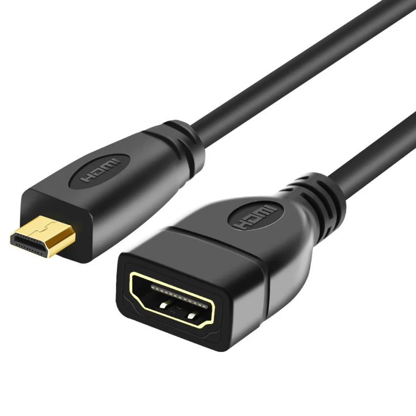 Micro HDMI Male to HDMI D type Female Adapter Cable Convertor 1080P