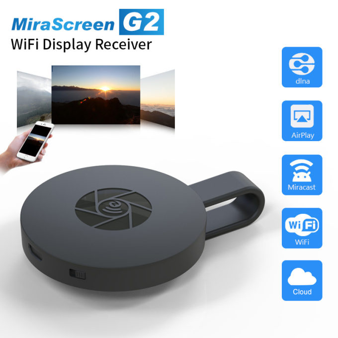 TV Stick MiraScreen G2/L7 for Google Chromecast 2 Chrome Cast Support HDMI Miracast HDTV Display Dongle