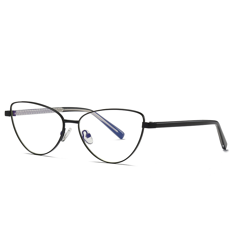 Metal Plain Optical Eye Glasses Women Eyeglasses Frame Retro Vintage Clear Lens Glasses