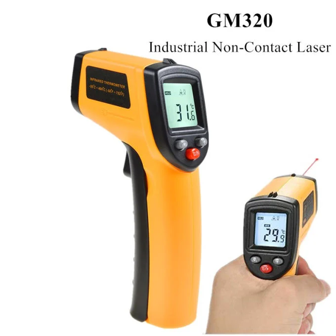 GM320 Non-Contact Laser -50~400  Infrared Thermometer Infrared Pyrometer IR Laser Temp Meter Industrial Pyrometer Point Gun 40%