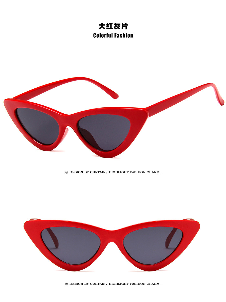 Cat Eye Fashion Sunglasses Women Vintage Luxury Brand Designer Black Glasses Sun Glasses For female UV400 Eyewear Shades