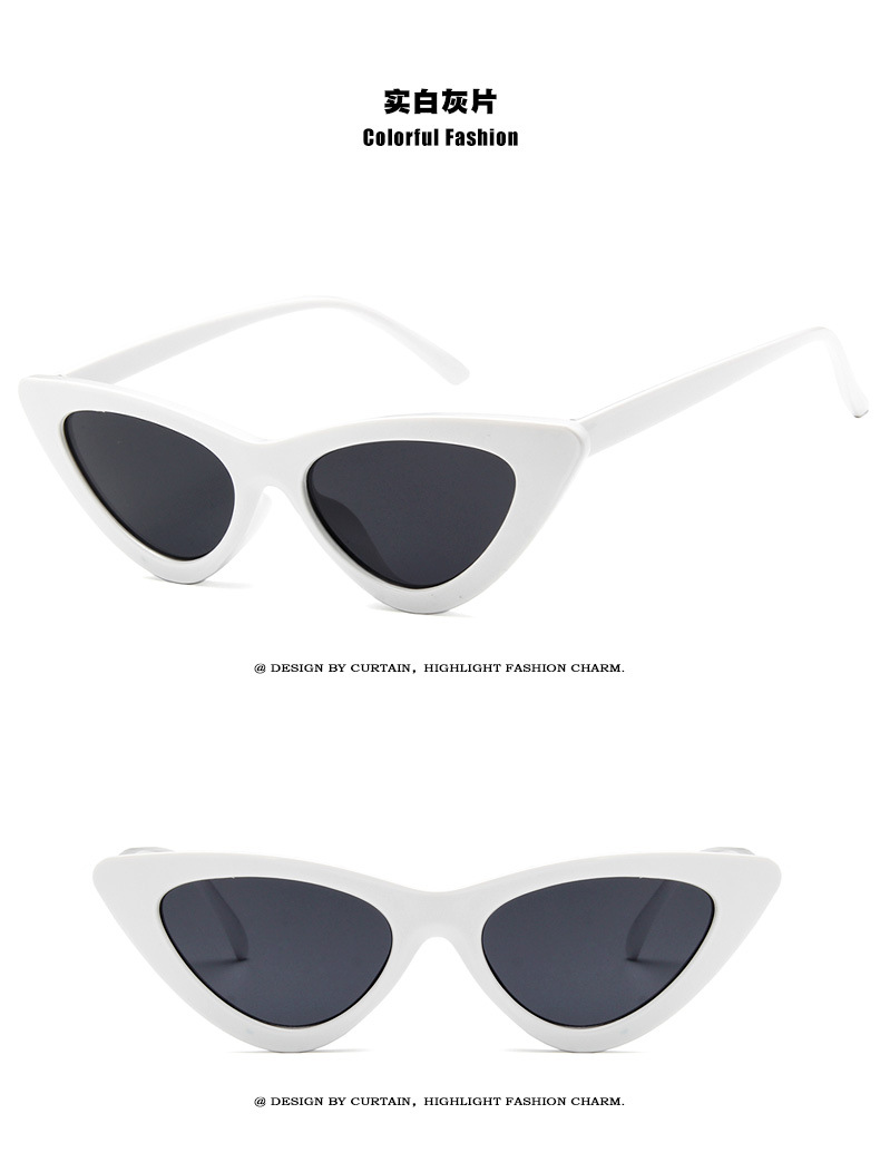 Cat Eye Fashion Sunglasses Women Vintage Luxury Brand Designer Black Glasses Sun Glasses For female UV400 Eyewear Shades