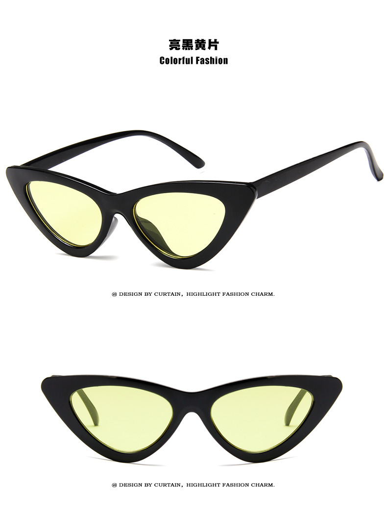 Cat Eye Fashion Sunglasses Women Vintage Luxury Brand Designer Black Glasses Sun Glasses For female UV400 Eyewear Shades