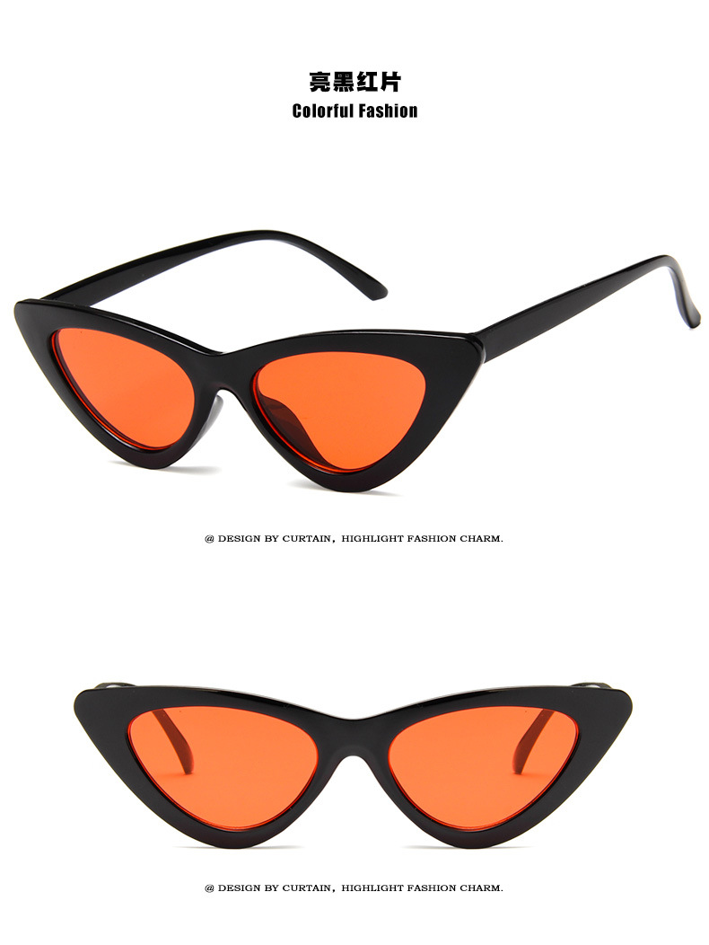 Cat Eye Fashion Sunglasses Women Vintage Luxury Brand Designer Black Glasses Sun Glasses For female UV400 Eyewear Shades