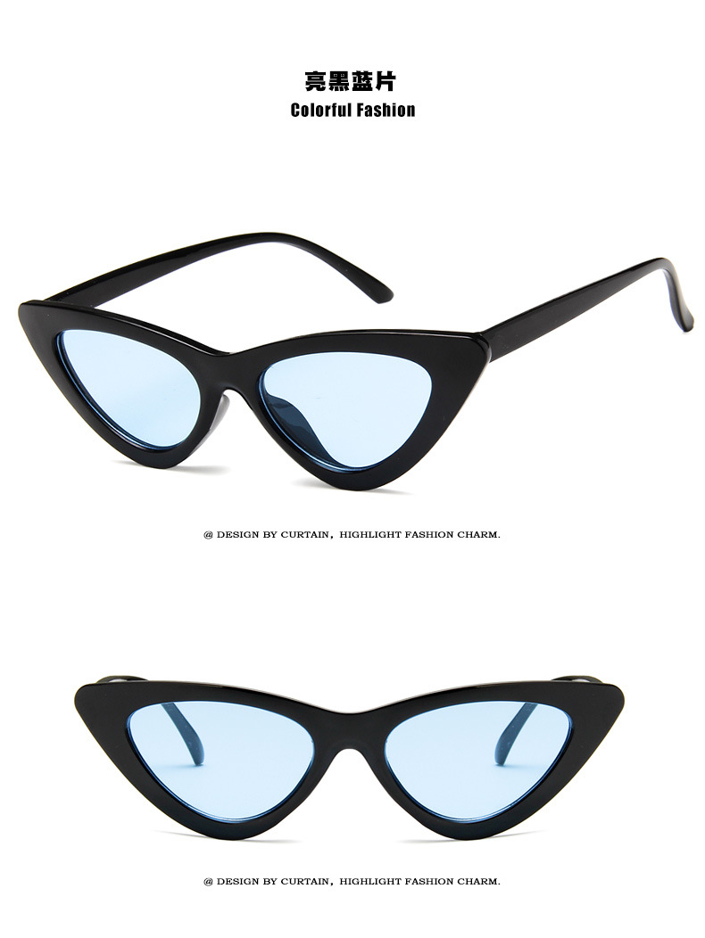Cat Eye Fashion Sunglasses Women Vintage Luxury Brand Designer Black Glasses Sun Glasses For female UV400 Eyewear Shades