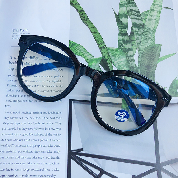Spectacle Optical Frame Glasses Clear Lens Vintage Computer Anti-Radiation Eyeglasses