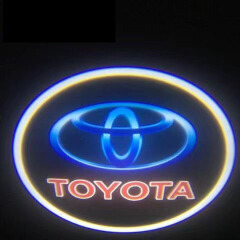 2PCS/pair Car LED Door Welcome Logo Laser Projector Shadow Light For Benz BMW Audi Ford Harley Kia Toyota Skoda Alfa Opel