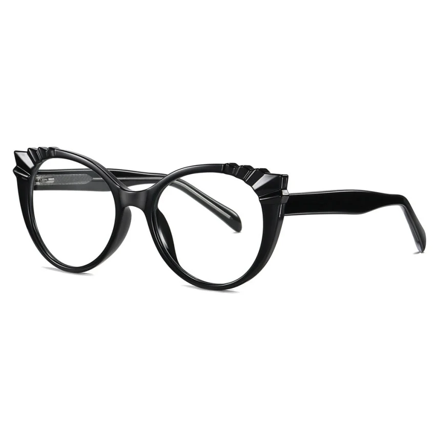 Fashion Computer Glasses Blue Light Blocking Round Eyeglasses Frames Anti Blue Ray TR90 Green Pink Eyewear Frames for Women