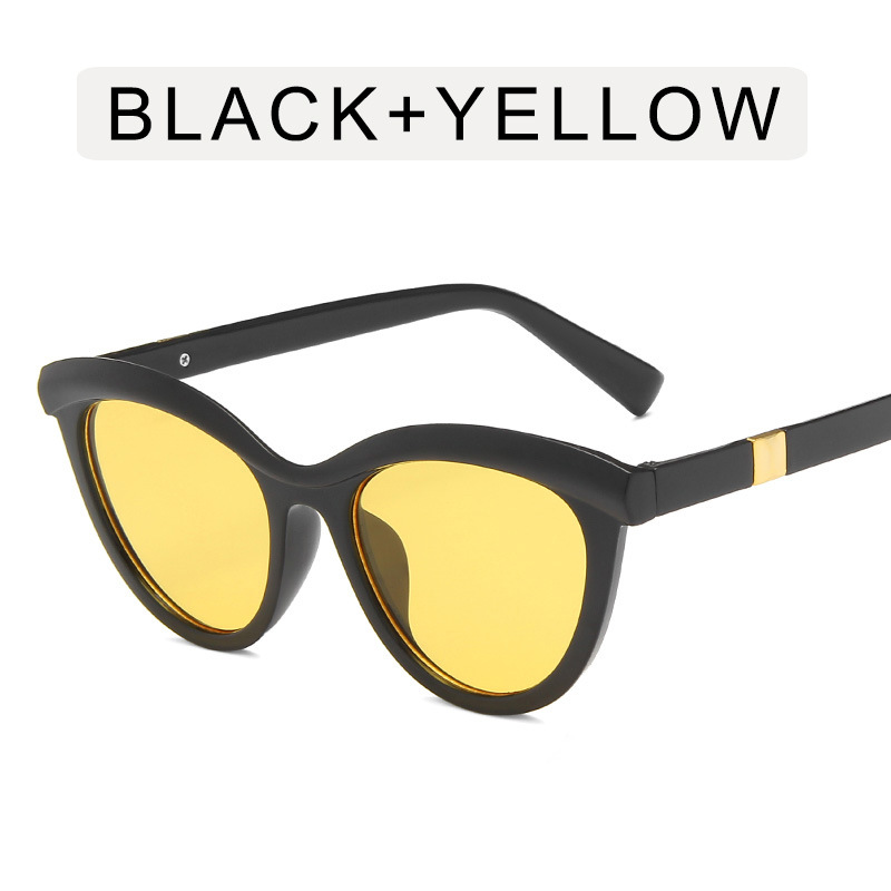 Cat Eye Fashion Sunglasses Women Vintage Luxury Brand Designer Black Glasses Sun Glasses For female UV400 Eyewear Shades