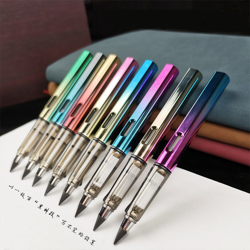 New Technology Colorful Unlimited Writing Eternal Pencil No Ink Pen Magic Pencils Painting Supplies Novelty Gifts Stationery