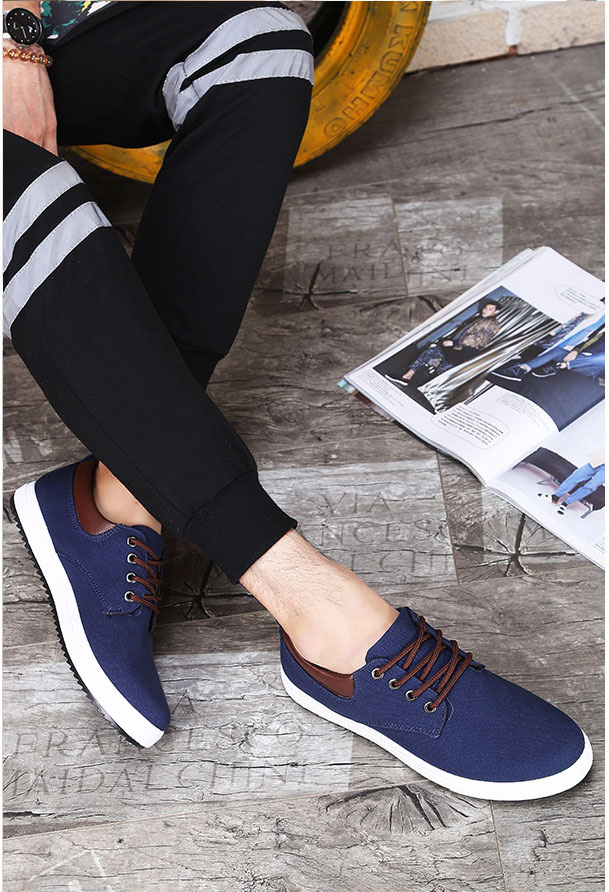 New fashionable casual men's shoes men's board shoes canvas men's shoes