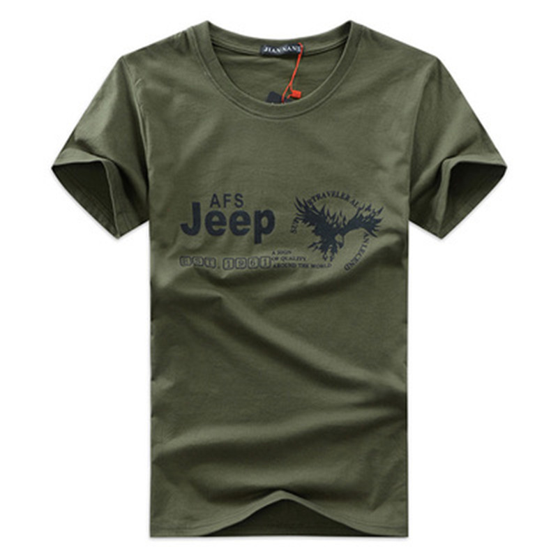 New Men's Short Sleeve T-shirt Round Neck Cotton Men's Short Sleeves shirts