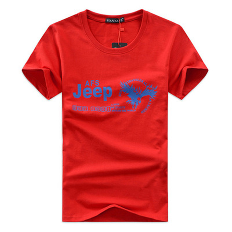New Men's Short Sleeve T-shirt Round Neck Cotton Men's Short Sleeves shirts