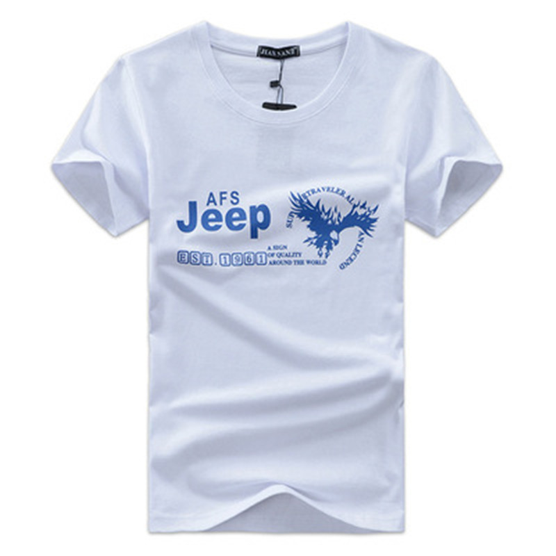 New Men's Short Sleeve T-shirt Round Neck Cotton Men's Short Sleeves shirts