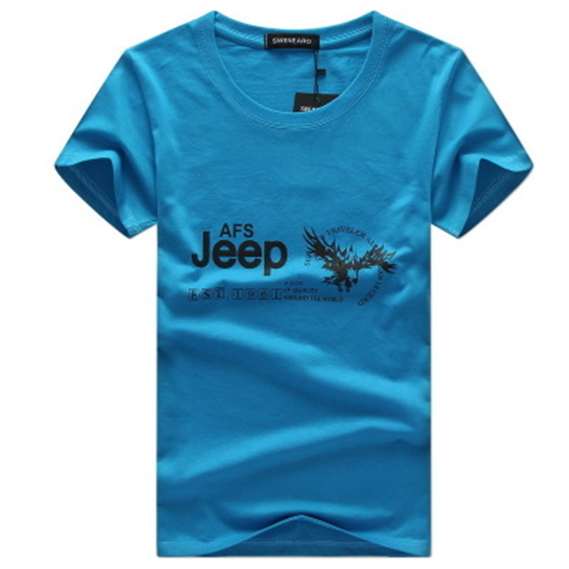 New Men's Short Sleeve T-shirt Round Neck Cotton Men's Short Sleeves shirts