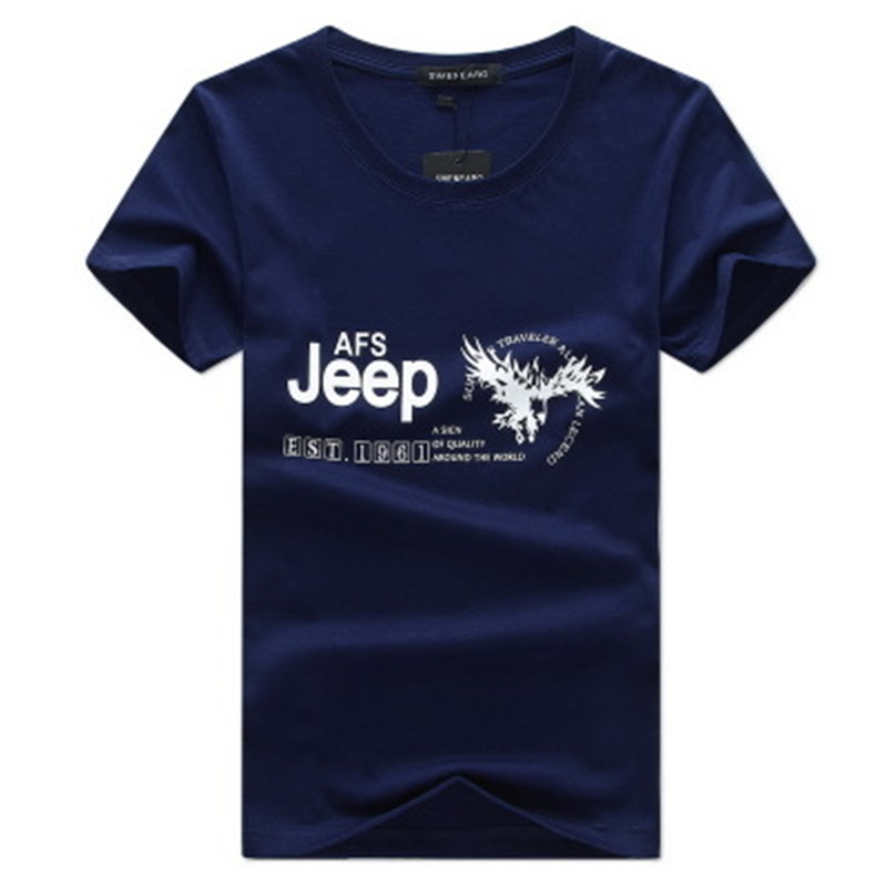 New Men's Short Sleeve T-shirt Round Neck Cotton Men's Short Sleeves shirts