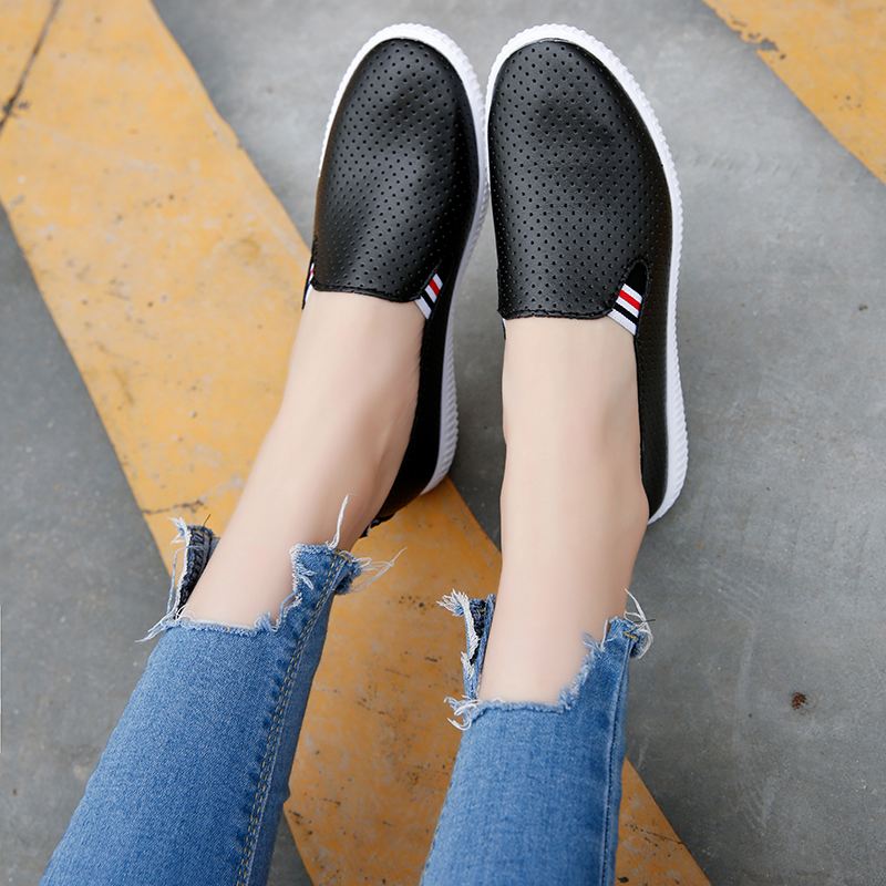 Women Sneakers  Flats  Woman Loafers Pu Leather  Shoes Low Heels Espadrilles Ladies Shoes