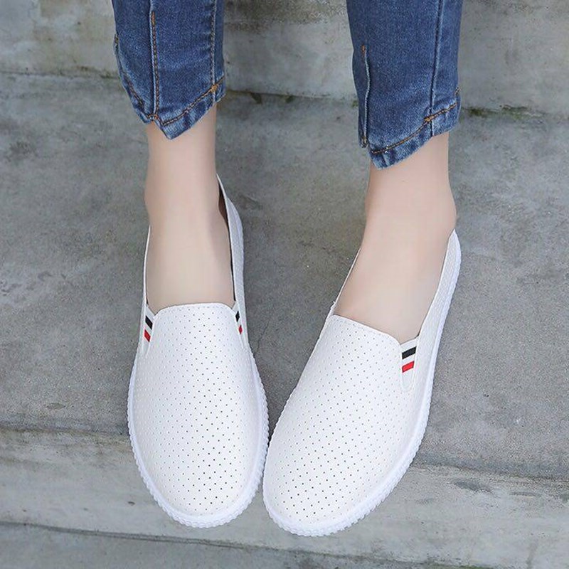 Women Sneakers  Flats  Woman Loafers Pu Leather  Shoes Low Heels Espadrilles Ladies Shoes