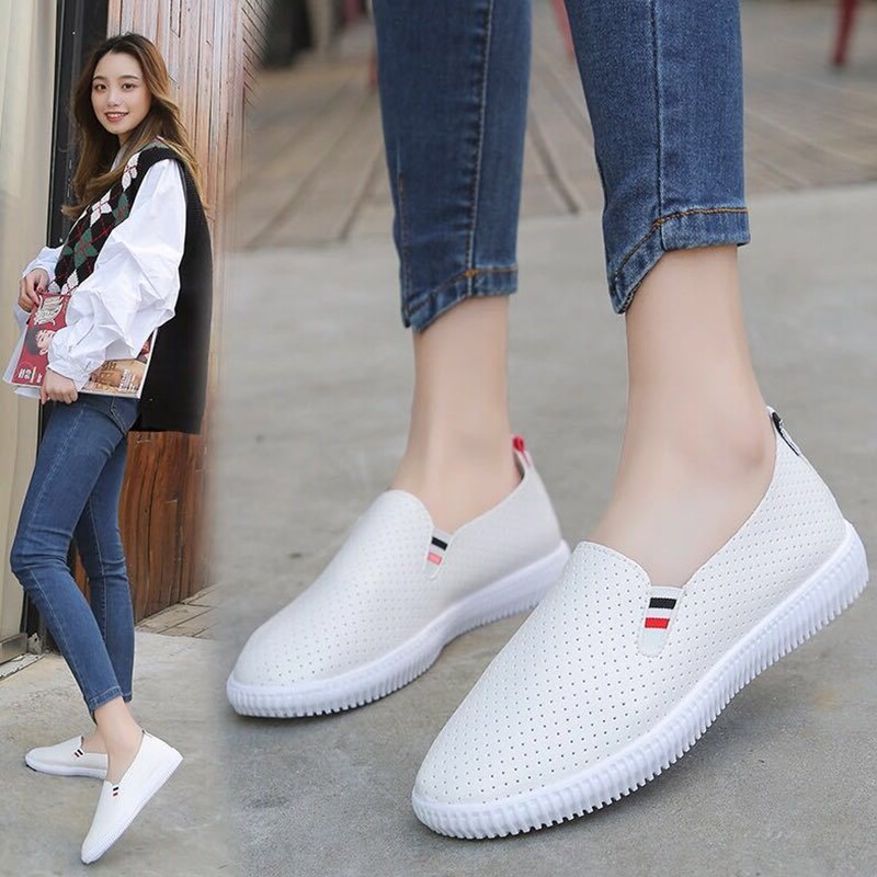 Women Sneakers  Flats  Woman Loafers Pu Leather  Shoes Low Heels Espadrilles Ladies Shoes