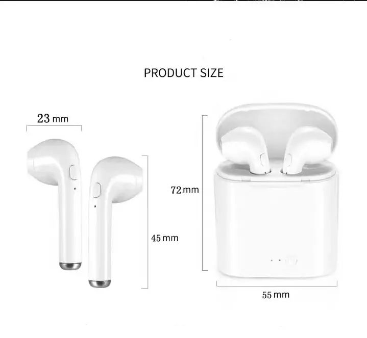 Universal mobile phone long-lasting wireless Bluetooth 2 headsets with rechargeable box