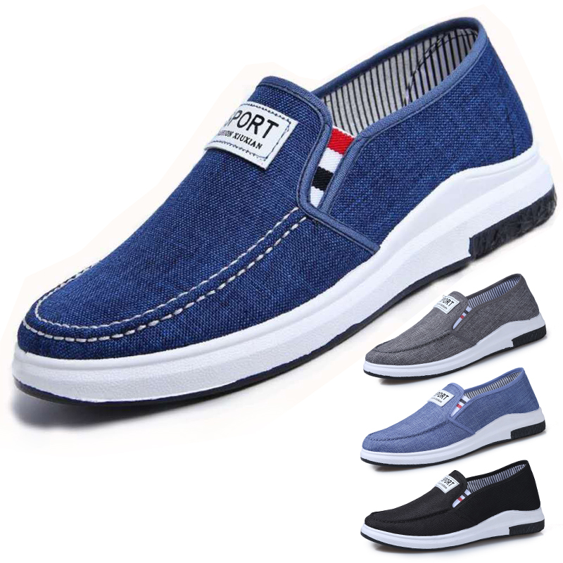 Men's canvas shoes, sneakers, casual shoes, antiskid and wear-resistant board shoes