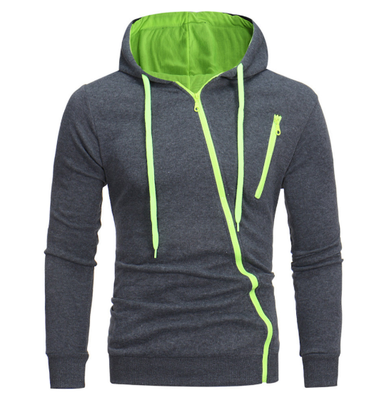 Mens'  Hoodie Hooded Sweatshirt Tops Jacket Coat Pocket cotton casual zipper Sweatshirts