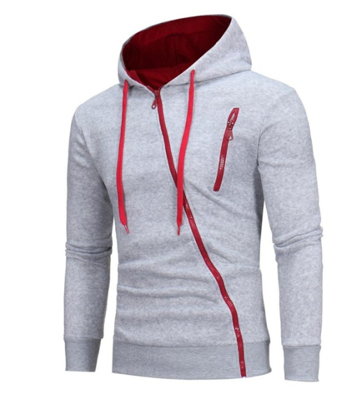 Mens'  Hoodie Hooded Sweatshirt Tops Jacket Coat Pocket cotton casual zipper Sweatshirts