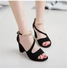 Women sandals ladies high heels with fashion wild OL rhinestone sandals shoes