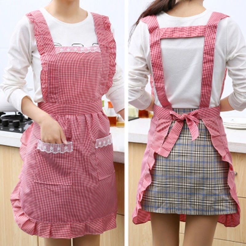Apron family kitchen waterproof oil proof breathable comfortable work clothes Cooking Apron Kitchen