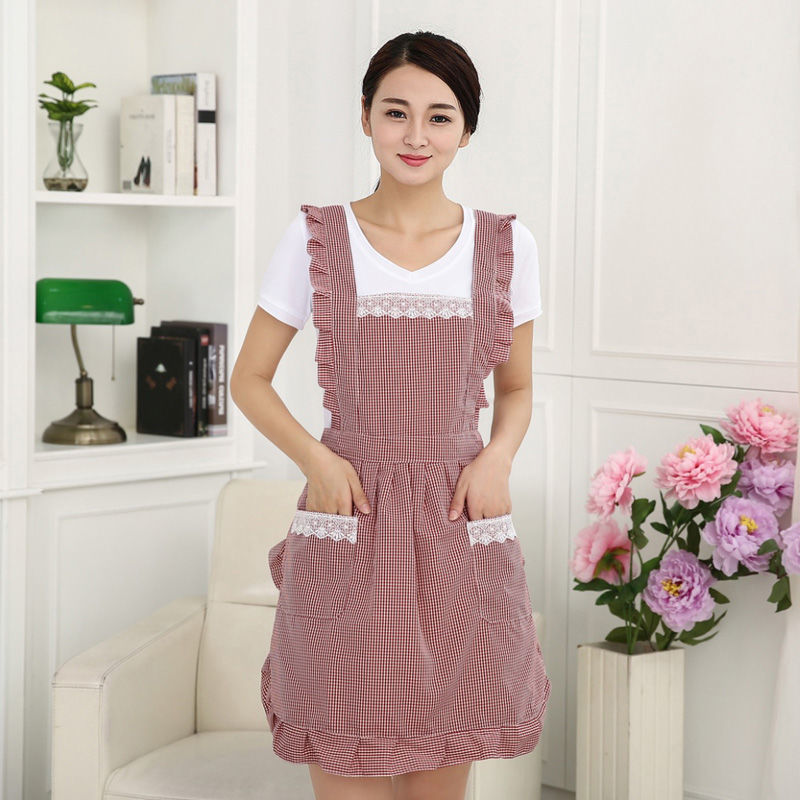 Apron family kitchen waterproof oil proof breathable comfortable work clothes Cooking Apron Kitchen