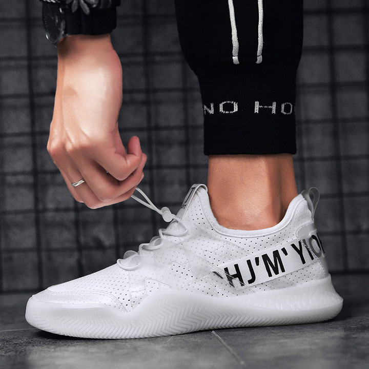 2019 Running Shoes, Skid-proof and Air-permeable Men's Shoes, Wear-resistant Men's Leisure Shoes
