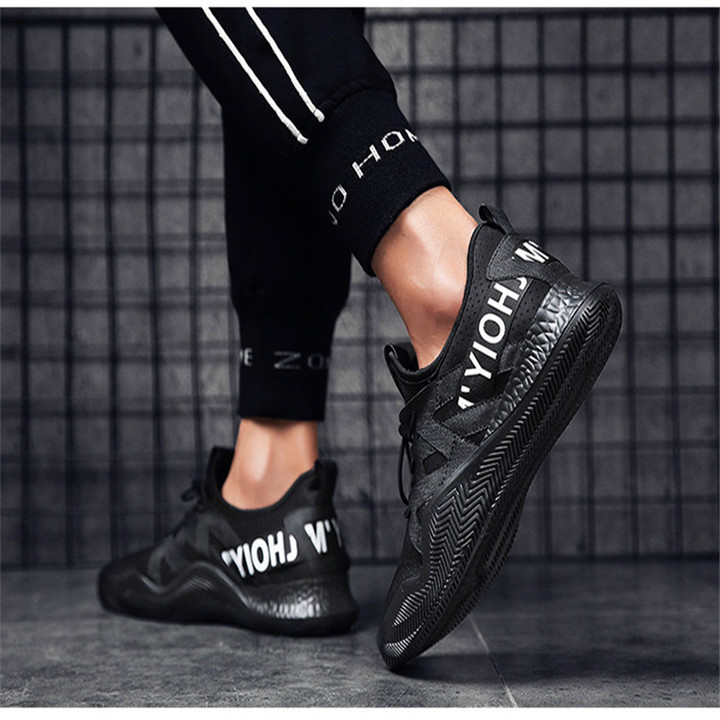 2019 Running Shoes, Skid-proof and Air-permeable Men's Shoes, Wear-resistant Men's Leisure Shoes