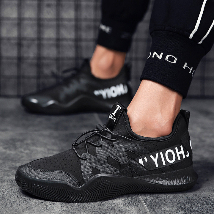 2019 Running Shoes, Skid-proof and Air-permeable Men's Shoes, Wear-resistant Men's Leisure Shoes