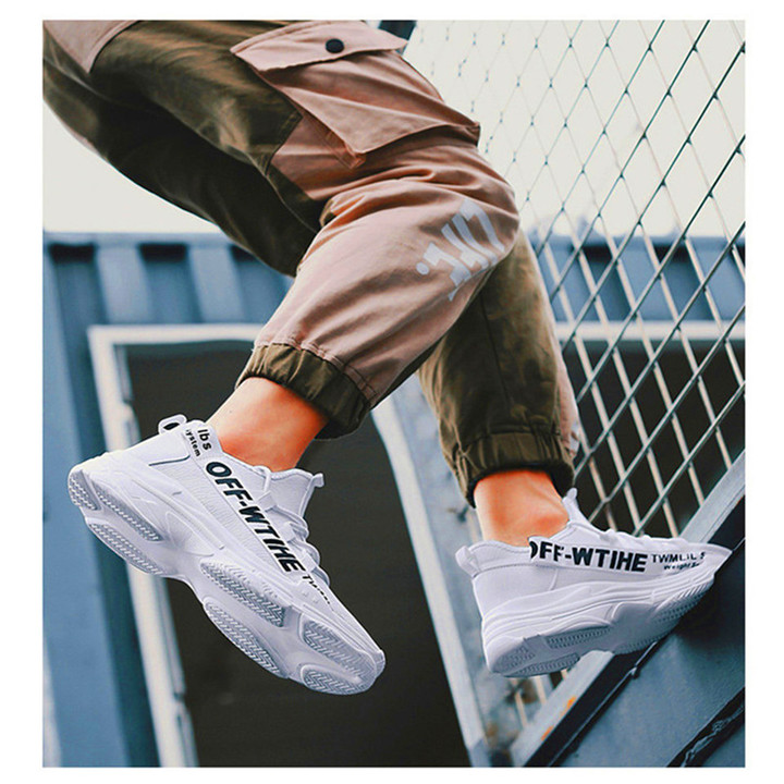 New Large Shoes, Men's Sports Shoes, Running Shoes, Small White Shoes