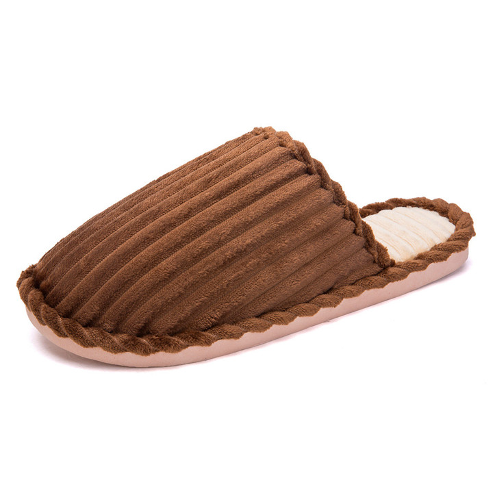 New autumn and winter couple cotton slippers, home non-slip cute warm men and women slippers