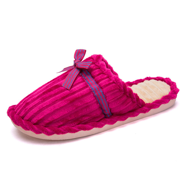 New autumn and winter couple cotton slippers, home non-slip cute warm men and women slippers
