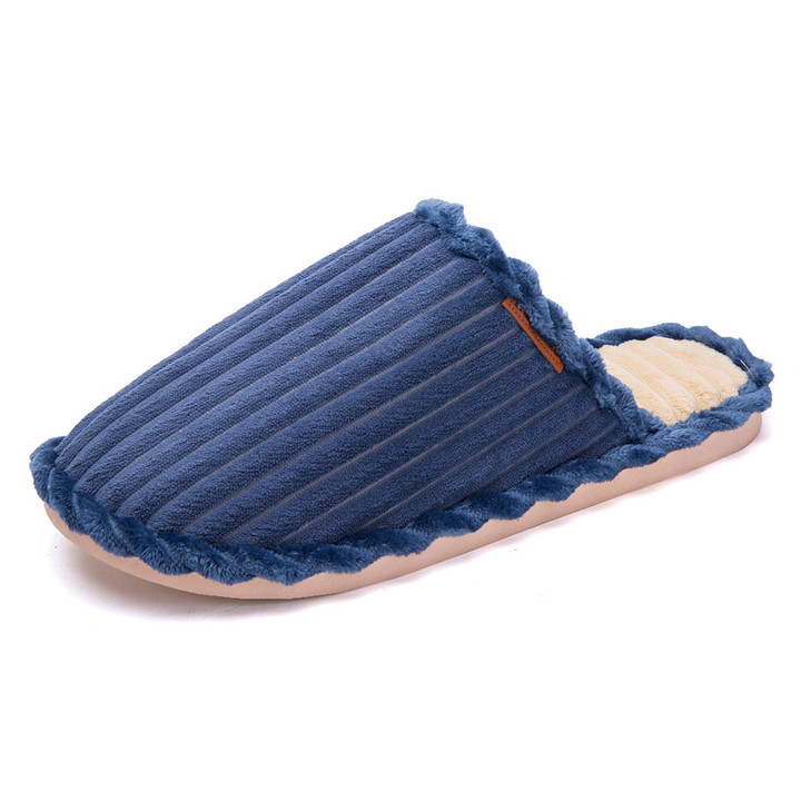 New autumn and winter couple cotton slippers, home non-slip cute warm men and women slippers