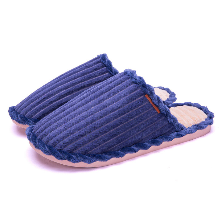 New autumn and winter couple cotton slippers, home non-slip cute warm men and women slippers